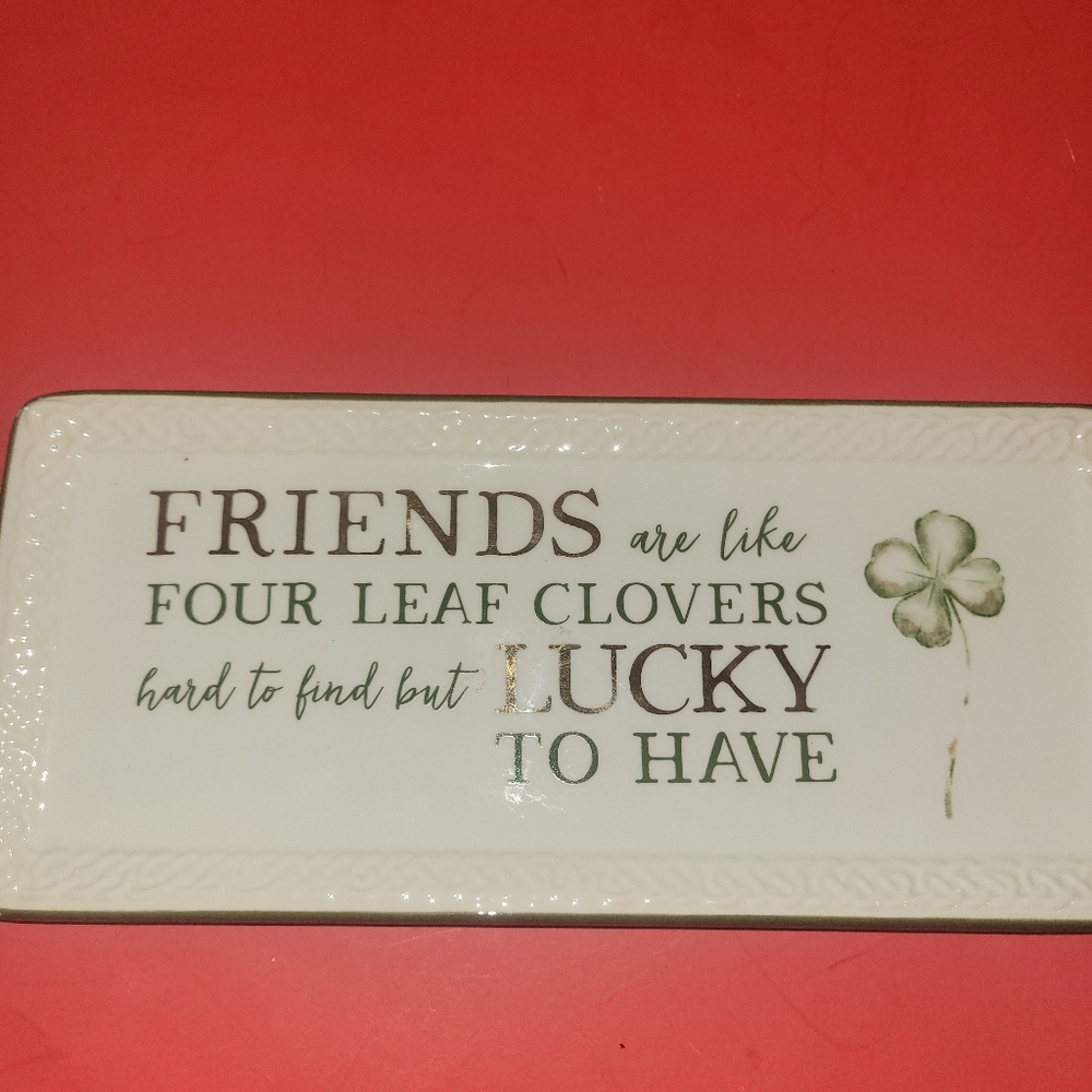 FRIENDS PORCELAIN TRAY